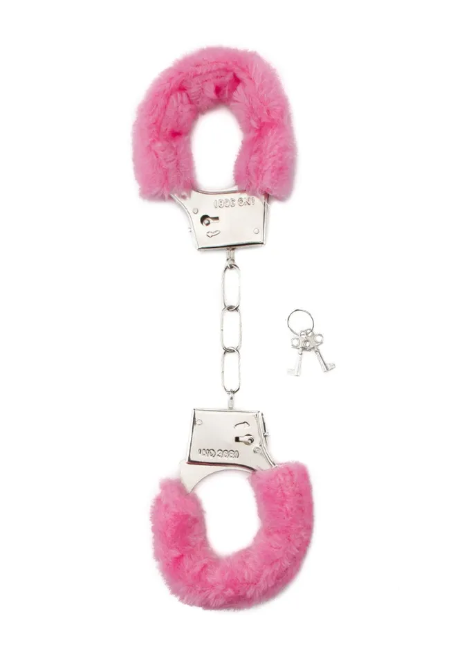 Vibrators Furry Handcuffs Pink Shots Shots Toys
