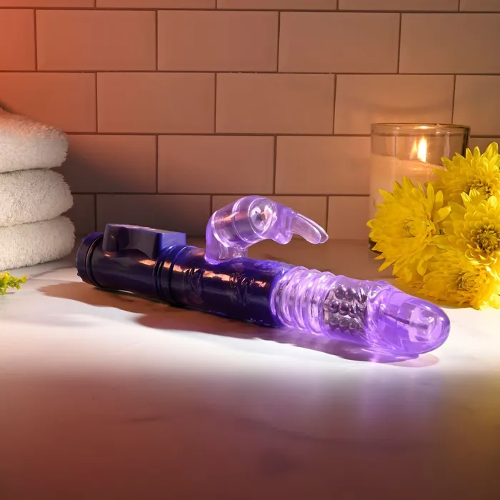 Vibrators Selopa BUNNY THRUSTER Purple 248 cm Thrusting Rabbit Vibrator Selopa Vibrators Selopa BUNNY THRUSTER Purple 248 cm Thrusting Rabbit Vibrator Selopa