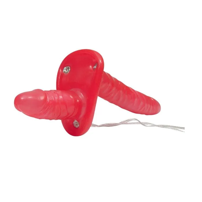 Bad Kitty Female Sex Toys Bad Kitty Vibrating Double Head Strap On with Harness