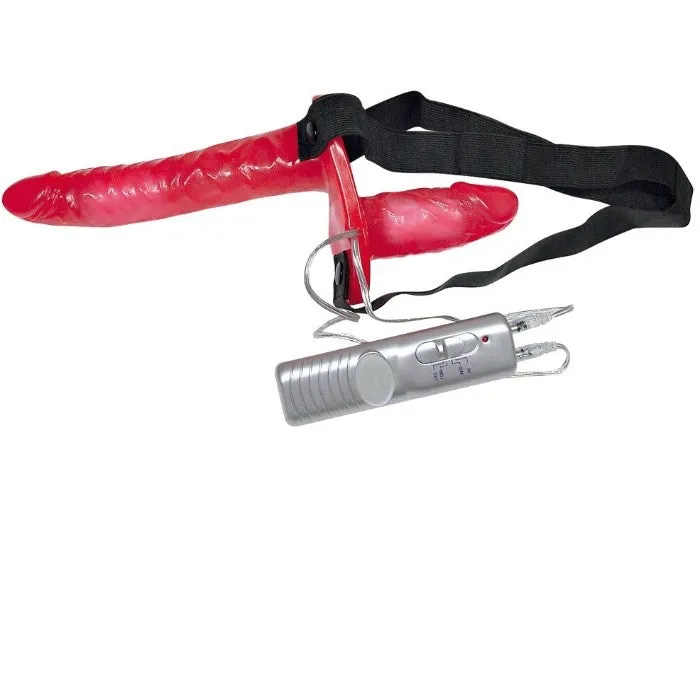 Bad Kitty Female Sex Toys Bad Kitty Vibrating Double Head Strap On with Harness