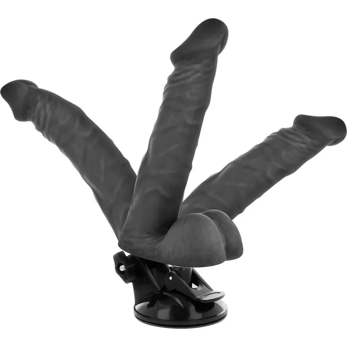BASECOCK Dildos VIBRATORE realistico con Base orientabile e TELECOMANDO big black dildo sex toy