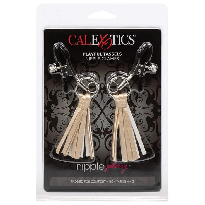 CAL EXOTICS Couples Nipple Play Playful Tassels Nipple Clamps