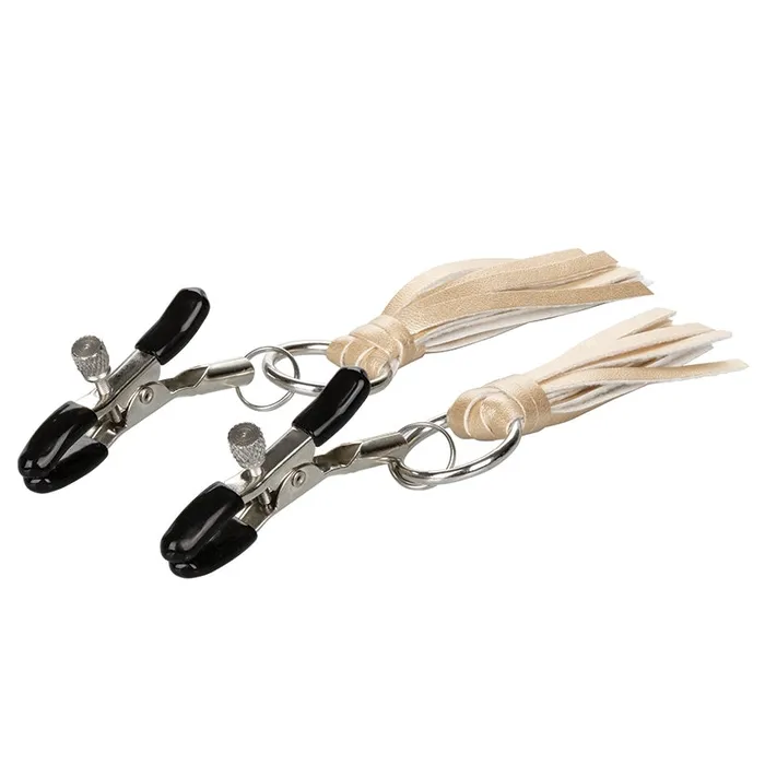 CAL EXOTICS Couples Nipple Play Playful Tassels Nipple Clamps