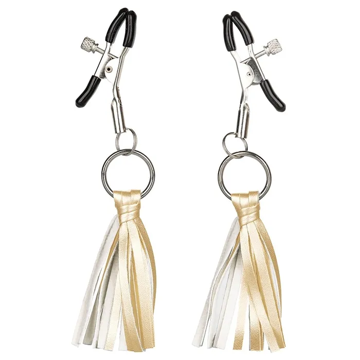 CAL EXOTICS Couples Nipple Play Playful Tassels Nipple Clamps