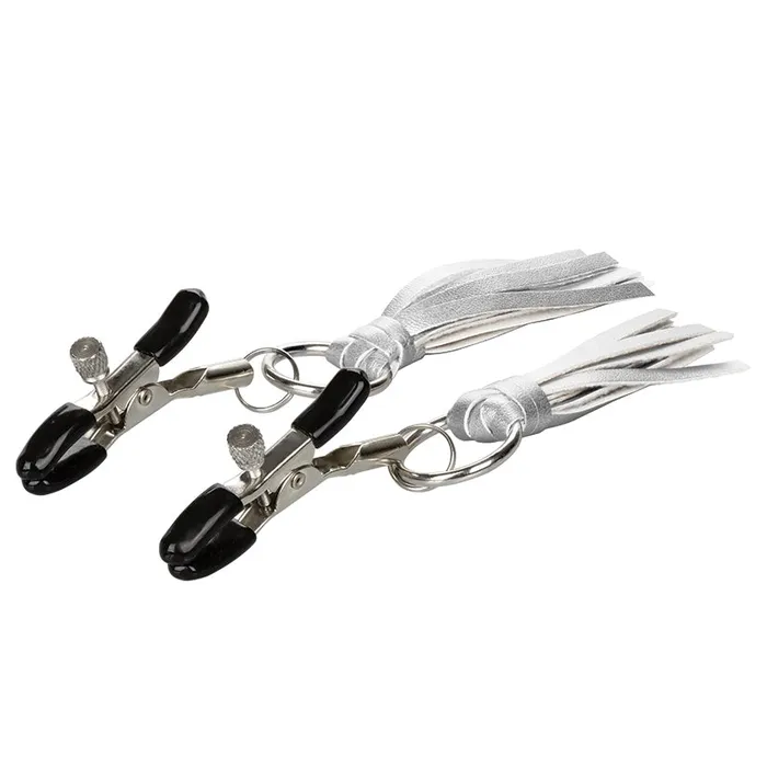 CAL EXOTICS Couples Nipple Play Playful Tassels Nipple Clamps