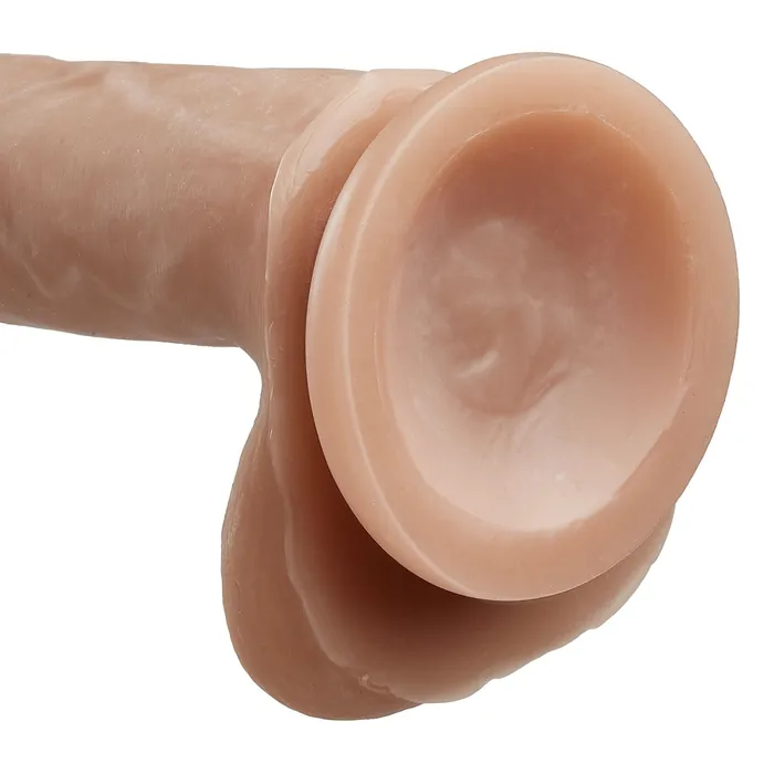 Cloud 9 Dual Density Dildo 6in W Balls Tan Mocha Cloud 9 Novelties Dildos