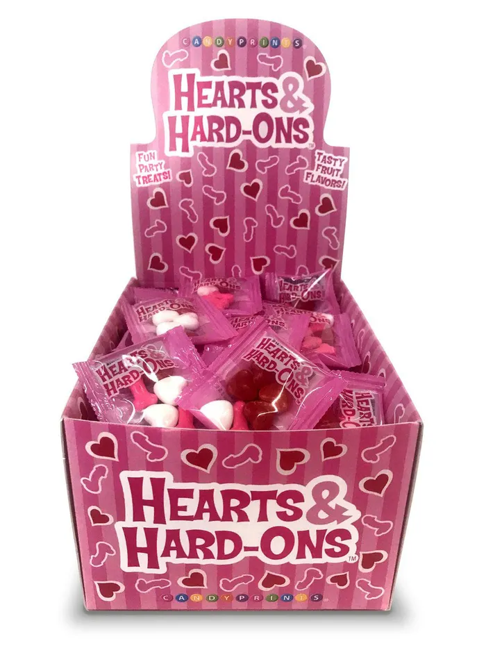 Dildos Little Genie Hearts and HardOns Naughty Confections Display