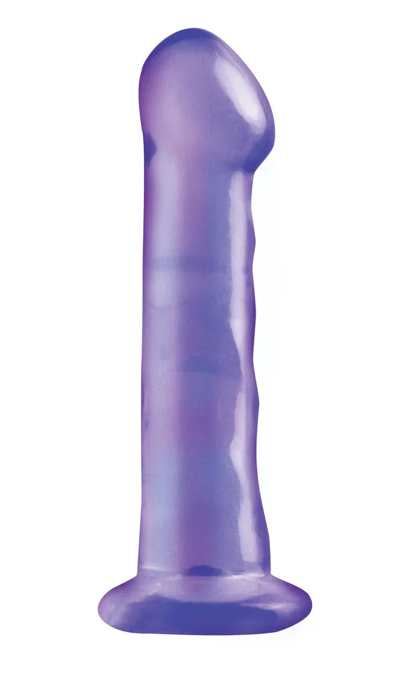 Dildos Pipedream Basix Rubber Works 65 Inch Dong With Suction Cup Purple