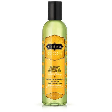Kama Sutra Naturals Massage Oil Coconut Pineapple 8 Fl Oz Couples