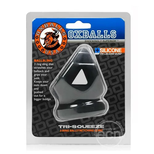 Oxballs Male Sex Toys TriSqueeze 3Ring Ball Stretching Sling