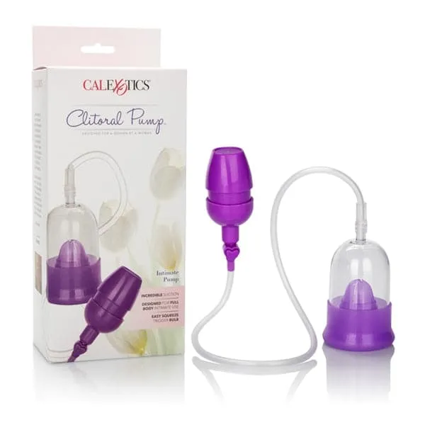 Clitoral Pump Intimate Pump Purple CalExotics Female Sex Toys