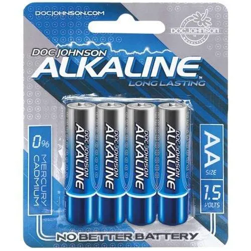 Doc Johnson Enhancers Doc Johnson Alkaline Batteries AA 4 Pack