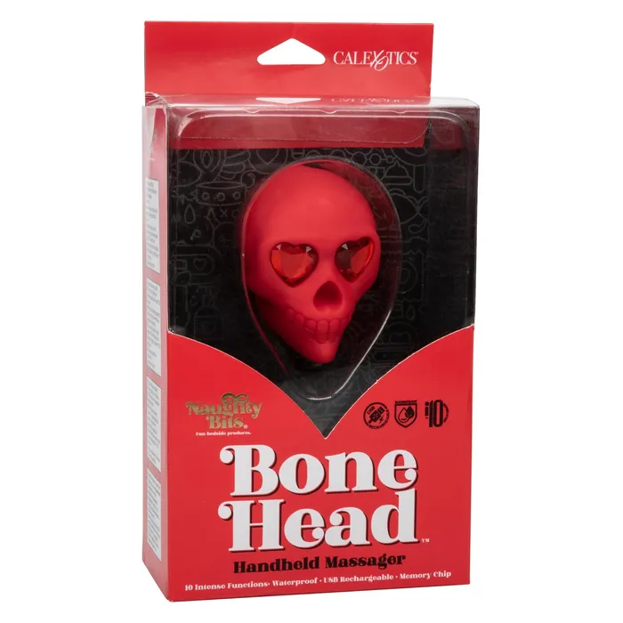 Female Sex Toys Naughty Bits Bone Head Handheld Massager CalExotics