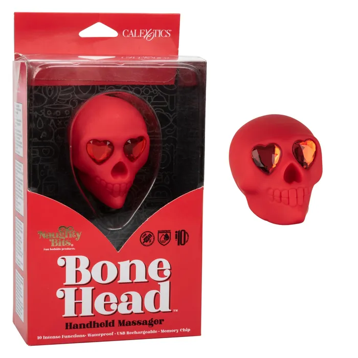 Female Sex Toys Naughty Bits Bone Head Handheld Massager CalExotics