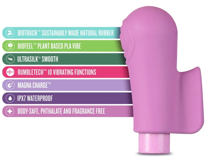 Gaia Eco Delight Purple Blush Novelties Vibrators Gaia Eco Delight Purple Blush Novelties Vibrators