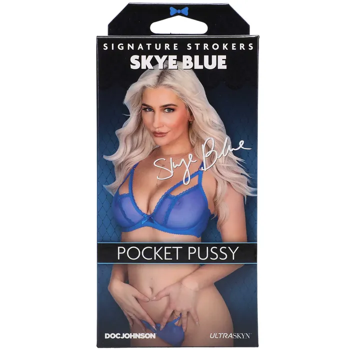 Male Sex Toys Doc Johnson Signature Strokers Skye Blue Ultraskyn Pocket Pussy Vanilla Male Sex Toys Doc Johnson Signature Strokers Skye Blue Ultraskyn Pocket Pussy Vanilla