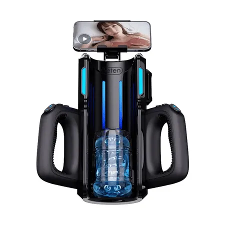 NyoKii Pre Order Leten Cannon King Pro Highspeed Motor Thrusting Masturbator Cup with Phone Holder Male Sex Toys NyoKii Pre Order Leten Cannon King Pro Highspeed Motor Thrusting Masturbator Cup with Phone Holder Male Sex Toys