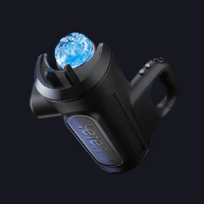 NyoKii Pre Order Leten Cannon King Pro Highspeed Motor Thrusting Masturbator Cup with Phone Holder Male Sex Toys