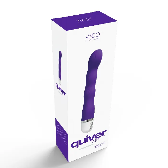 Quiver Vibrator Into You Indigo VeDO Female Sex Toys