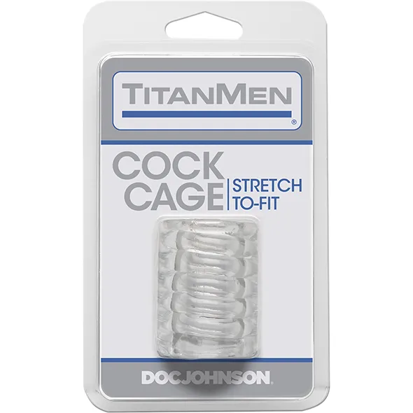 Titanmen Tools Cock Cage Ball Stretcher TitanMen Male Sex Toys