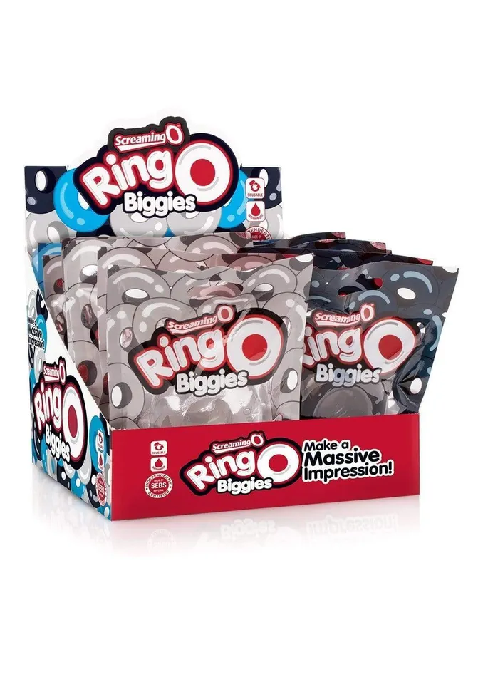 Vibrators Screaming O Ringo Biggies 18 Count POP Box Display Assorted Vibrators Screaming O Ringo Biggies 18 Count POP Box Display Assorted
