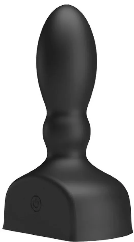 Anal Inflatable Anal Plug Black Pretty Love