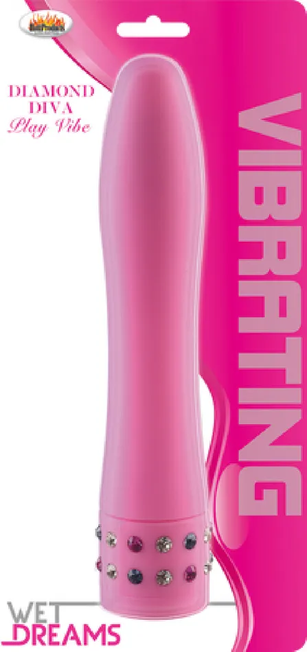 Diamond Diva Play Vibe Pink Hott Products Unlimited Vibrators