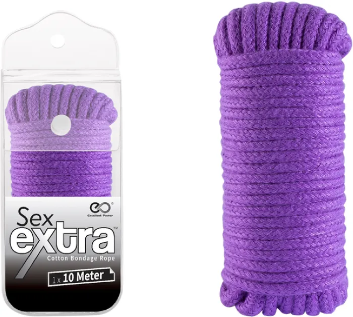 Excellent Power Vibrators 10m Cotton Bondage Rope Purple Sex Toy Adult Pleasure Excellent Power Vibrators 10m Cotton Bondage Rope Purple Sex Toy Adult Pleasure