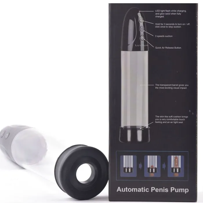 LuvPump Male Sex Toys Penis Pump Auto USB