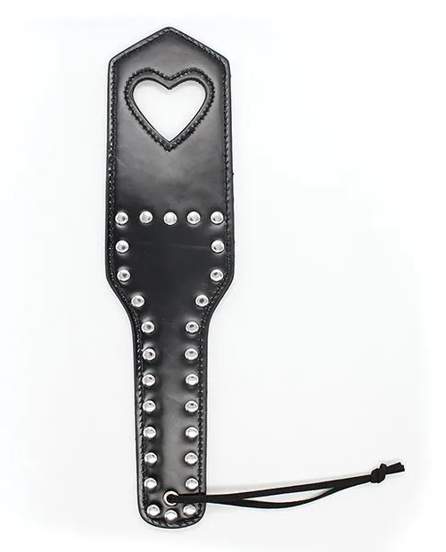 Plesur CutOut Heart Paddle with Studs plesur body products Female Sex Toys