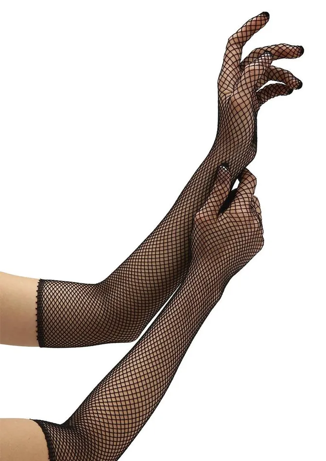 Vibrators Baci Lingerie Fishnet Opera Gloves Vibrators Baci Lingerie Fishnet Opera Gloves
