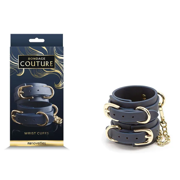 Bondage Couture Wrist Cuffs Restraints NS Novelties Restraints
