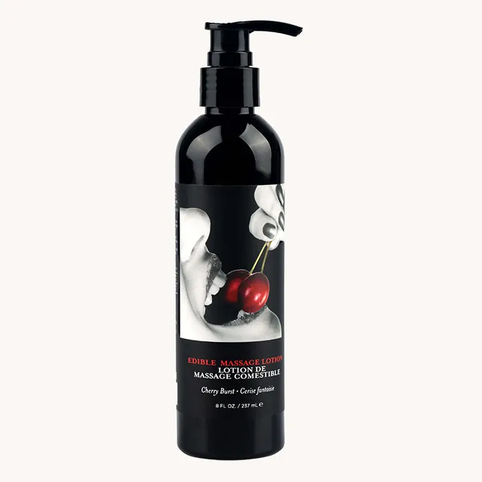 Earthly Body Couples Edible Massage Lotion Cherry Cherry Flavoured Massage Lotion 237 ml Earthly Body Couples Edible Massage Lotion Cherry Cherry Flavoured Massage Lotion 237 ml