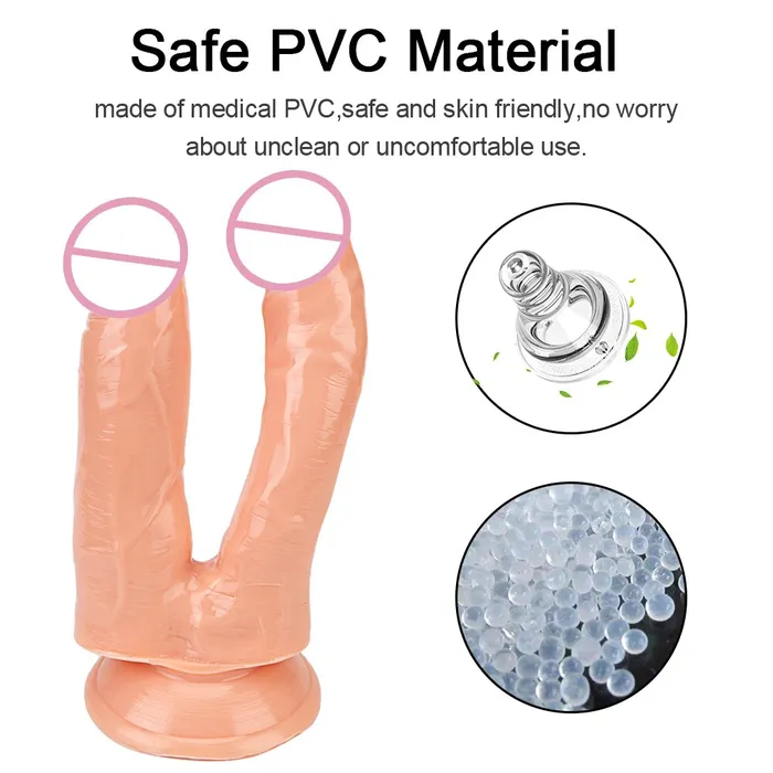 soniker Male Sex Toys Erotic Double Dildo With Strong Cup Vagina Massage Anal Plug Sex Toys