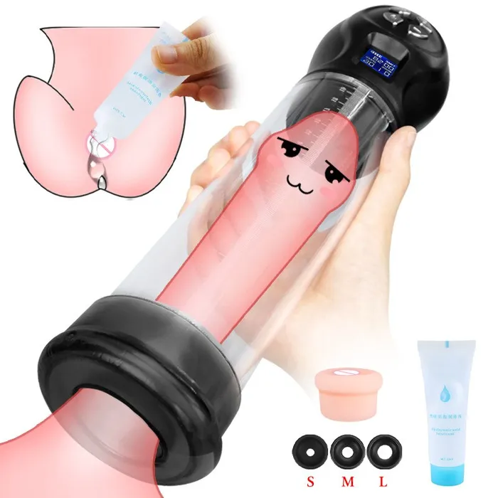 soniker Male Sex Toys Pump Penis Enlargement Electric Penis Pump For Men Male Masturbator