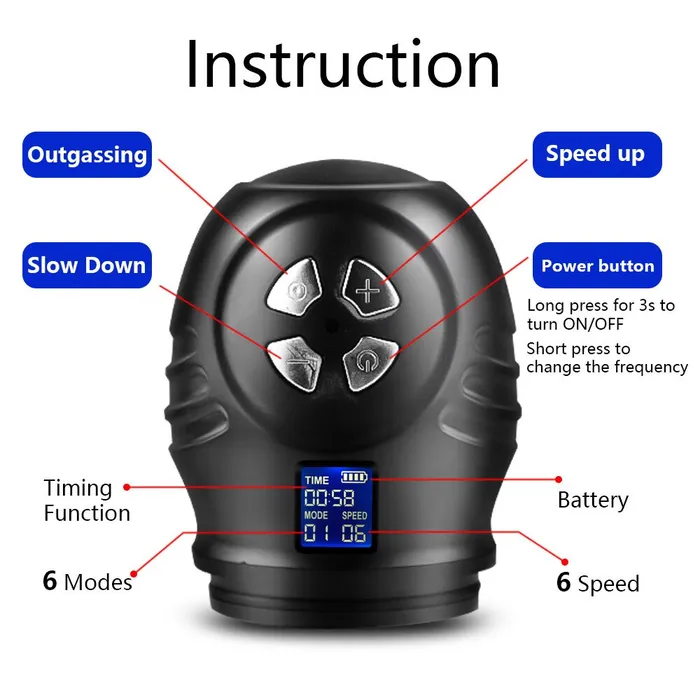 soniker Male Sex Toys Pump Penis Enlargement Electric Penis Pump For Men Male Masturbator