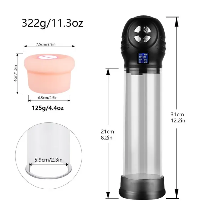 soniker Male Sex Toys Pump Penis Enlargement Electric Penis Pump For Men Male Masturbator