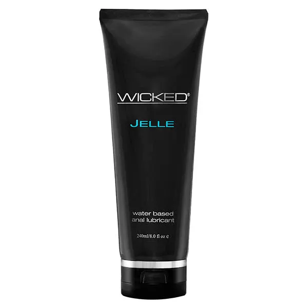 Wicked Jelle Water Based Anal Lubricant 240 ml 8 oz Bottle Wicked Lubricants Wicked Jelle Water Based Anal Lubricant 240 ml 8 oz Bottle Wicked Lubricants
