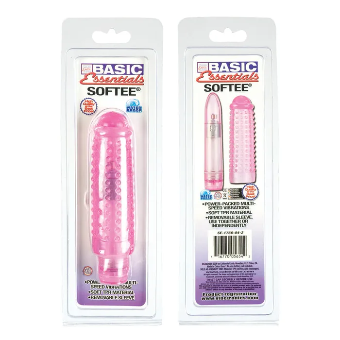 Basic Essentials Softee Pink California Exotic Novelties Vibrators