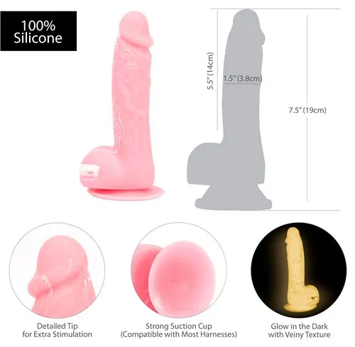 BMS Enterprises Dildos Addiction 100 Silicone Brandon 75 Pink Gid 