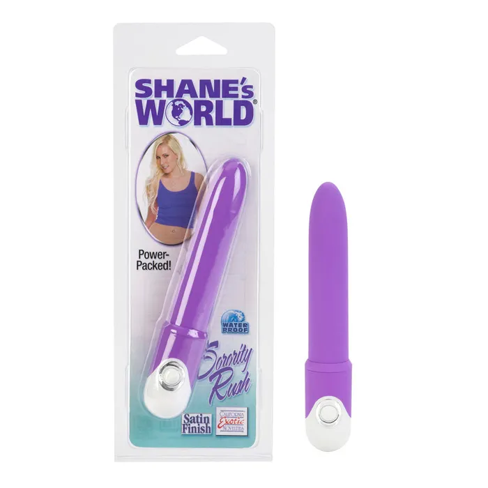 California Exotic Novelties Vibrators Shanes World Sorority Rush Purple