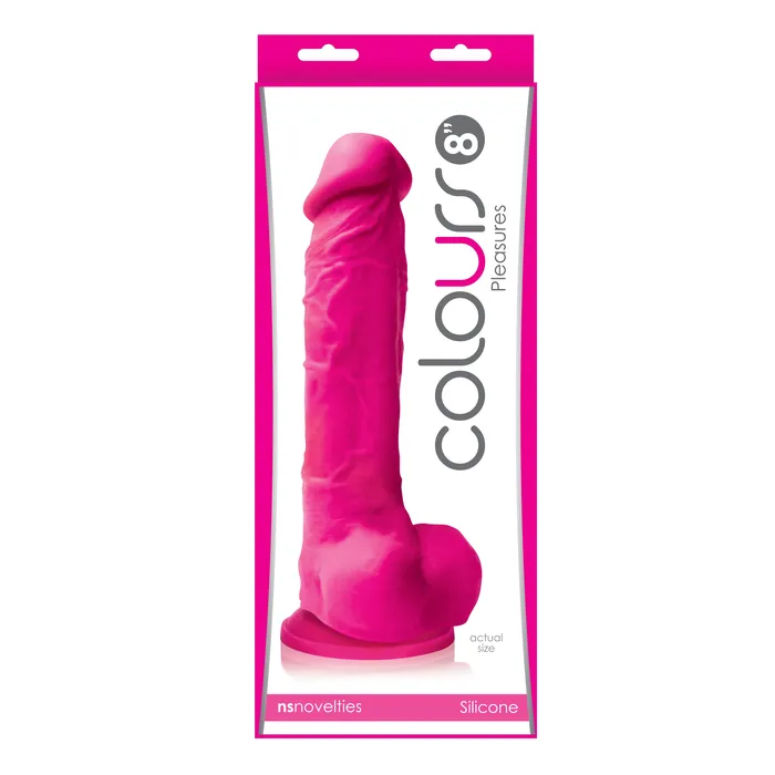Colours Pleasures 8 Dildo Pink NS Novelties Dildos
