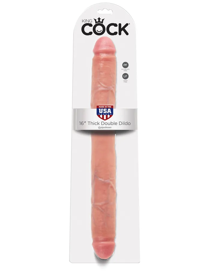 Dildos Pipedream Products King Cock 16in Thick Double Dildo Flesh Dildos Pipedream Products King Cock 16in Thick Double Dildo Flesh