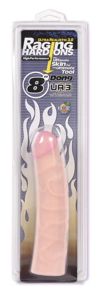 Doc Johnson Novelties Dildos Raging Hard Ons Ultraskyn 8in Dong