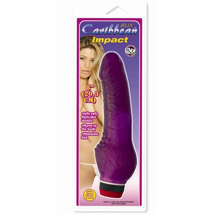 Golden Triangle Vibrators Impact Purple Jelly 3