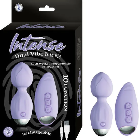 Intense Dual Vibrator Kit 2Lavend Er Nasstoys Vibrators