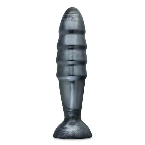 Jet Destructor Carbon Metallic Black Butt Plug Blush Novelties Anal