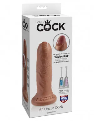 King Cock 6 Uncut Tan Pipedream Products Dildos