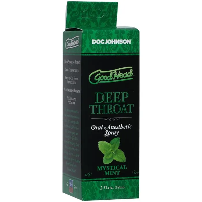 Male Sex Toys Vibrant Vibes Australia Quality Sex Toys Great Prices GoodHead Deep Throat Spray Mint 59ml
