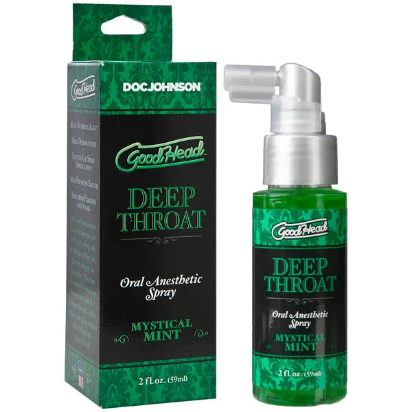 Male Sex Toys Vibrant Vibes Australia Quality Sex Toys Great Prices GoodHead Deep Throat Spray Mint 59ml